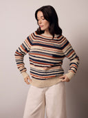 Donegal Blend Broken Stripe Sweater