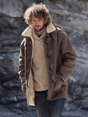 Men's Shearling Celtic Duffle Coat