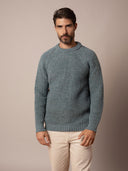 Men's Waffle Stitch Crew Sweater