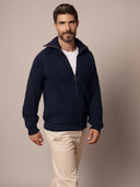 Men's Ribbed Zip Sweater