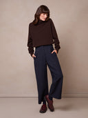Relaxed Tweed Pants