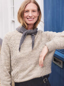 British Cable Detail Gansey Sweater