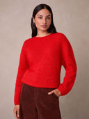 Alpaca Blend Slouchy Sweater