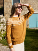 Harley of Scotland Highlands Two-Toned Crew Neck Sweater