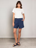 Pleated Front Shorts