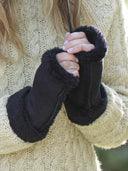 Shearling Wrist Warmers