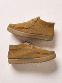 Suede Lace-Up Moccasins