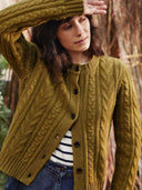 Merino Blend Cable Sweater