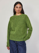 Donegal Saddle Shoulder Crew Sweater
