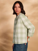 Check Swing Blouse