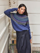 Float Stitch Yoke Donegal Sweater