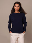 Lambswool Slouchy Crew Neck Sweater