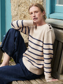 Button Detail Gansey Sweater
