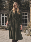 Corduroy Midi Shirt Dress