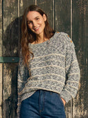 Linen Blend Breton Sweater