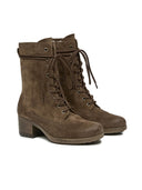 Block Heel Oxford Boots