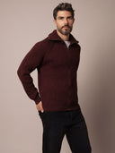 Men's Ribbed Zip Sweater