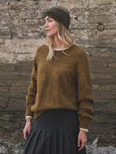 Gansey Stitch Crew Neck Sweater