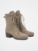 Block Heel Oxford Boots