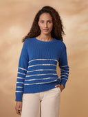 Drop Stitch Breton Sweater