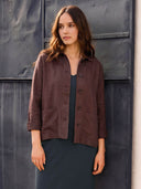 Linen Boxy Jacket