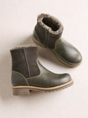 Waterproof Shearling Lined Ankle Boot