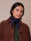 Garter Stitch Turtle Neck Tie
