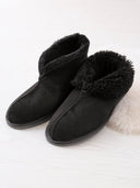 Men's Shearling Bootie Slippers