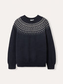 British Wool Graduated Fair Isle Sweater