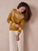 Harley of Scotland Highlands Two-Toned Crew Neck Sweater