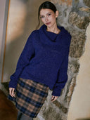 Alpaca / Silk Blend Turtle Neck Sweater