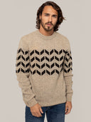 Men's Shetland Chevron Sweater