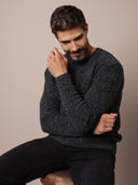 Men's Donegal Crew Neck Sweater