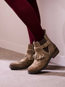 Brogue Strap Chelsea Boot