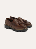 Tassel Leather Loafers