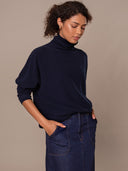 Lmbswool Turtle Neck Drop Sleeve Sweater