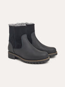 Waterproof Shearling Lined Ankle Boots