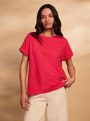 Slub Jersey Long Sleeve T-Shirt