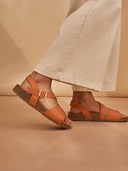 Asymmetric Strap Sandal