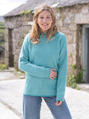 Felted Turtle Neck Sweater