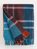 Shetland Wool Check Throw