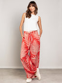 Self-Tie Wide Leg Pants