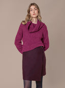 Alpaca / Silk Blend Turtle Neck Sweater