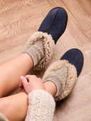 Soft Sole Shearling Bootie Slippers