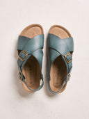 Crossover Buckle Sandals