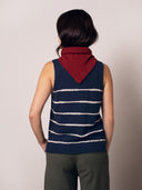Linen Blend Drop Stitch Vest Top
