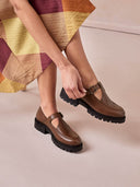 Chunky T-Strap Loafer