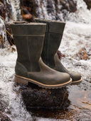 Waterproof Shearling Lined Calf Boots