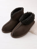 Men's Shearling Bootie Slippers