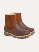 Waterproof Shearling Lined Ankle Boots